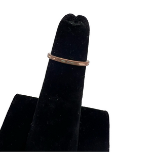 🍭6/$30 small metallic ring band - size 3.5